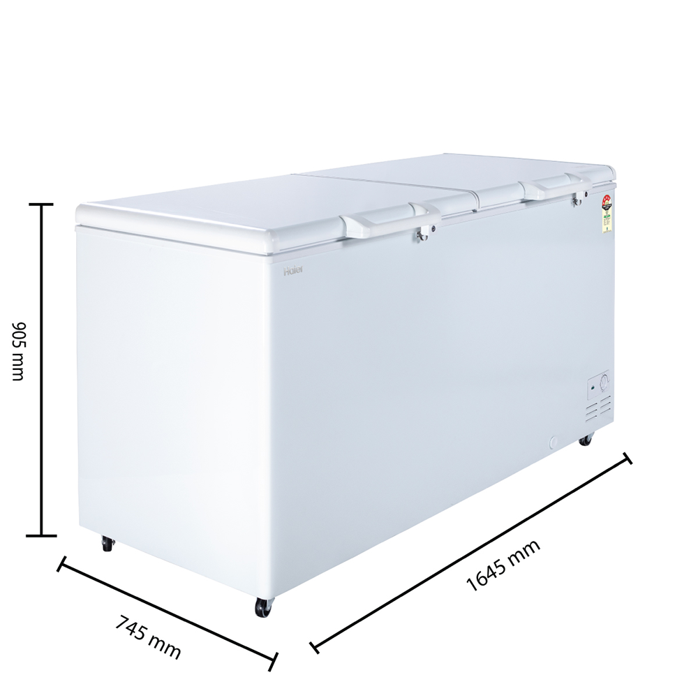Haier 788 Ltr Double door- White Colour Convertible Hard top Freezer